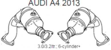 AUDI  A4 TURBO año 2013|2014 motor V6 CIL. vol. De desplazamiento 3.0L
