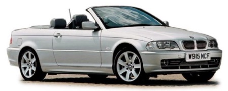 BMW 330i CABRIOLET año 2001|2002|2003|2004|2005|2006|2007 motor L6 CIL. vol. De desplazamiento 3.0L