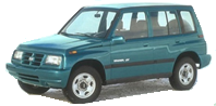 CHEVROLET   TRACKER año 1998 motor L4 CIL. vol. De desplazamiento 1.6L