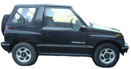 CHEVROLET   TRACKER                     CONVERTIBLE año 1993|1994|1995 motor L4 CIL. vol. De desplazamiento 1.6L