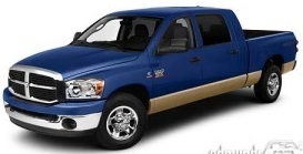 DODGE  RAM 2500 MEGA CAB año 2006|2007|2008 motor V8 CIL. vol. De desplazamiento 5.7L