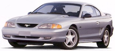 FORD MUSTANG SVT COBRA  año 1997 motor V8 CIL. vol. De desplazamiento 4.6L