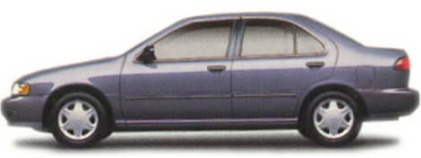 NISSAN  SENTRA GSS año 1996|1997|1998|1999|2000 motor L4 CIL. vol. De desplazamiento 2.0L