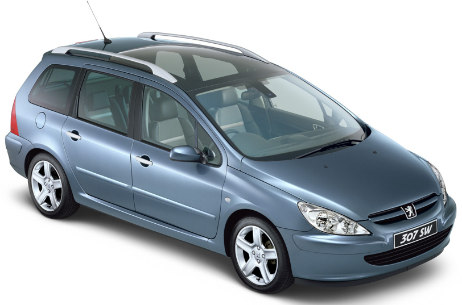 PEUGEOT  307 SW año 2003|2004|2005|2006 motor L4 CIL. vol. De desplazamiento 2.0L