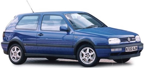 VW  GOLF A3 CL año 1993|1994 motor L4 CIL. vol. De desplazamiento 1.8L
